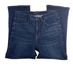 J Crew Womens Mercantile Jeans Blue Size 31 x 24.5 Cotton Blend Denim High Rise